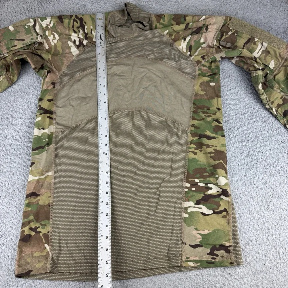 US Army Combat Shirt Mens Large Flame Resistant Long Sleeve Military Multicam